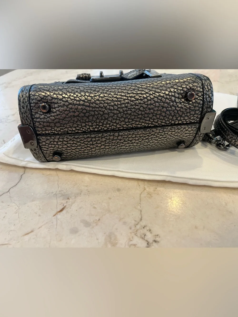 Coach Swagger Micro Metallic Bag